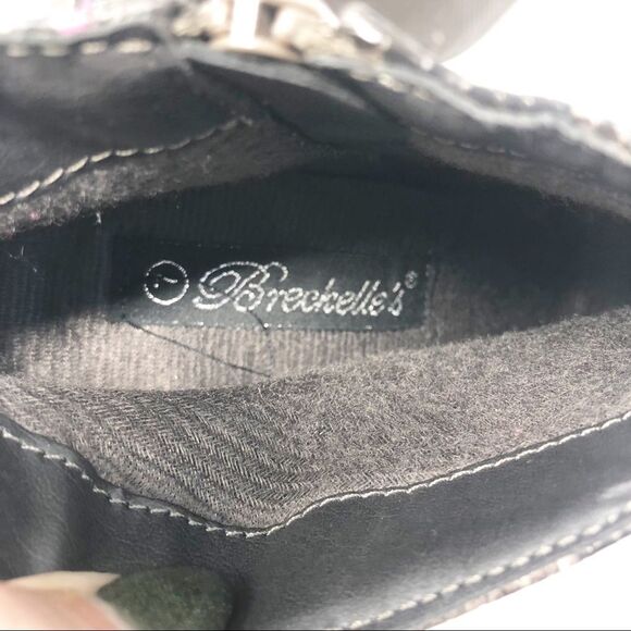 BRECKELLE’S | Snake Animal Print Side Zip Boots Booties Gray Pink Teal Size 7 - Picture 10 of 11